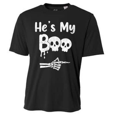 Funny Couples Halloween Matching Costumes HeS My Boo Cooling Performance Crew T-Shirt