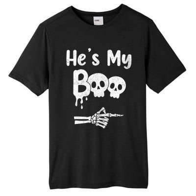 Funny Couples Halloween Matching Costumes HeS My Boo Tall Fusion ChromaSoft Performance T-Shirt