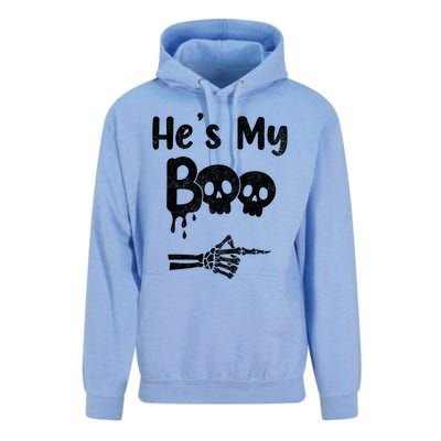 Funny Couples Halloween Matching Costumes HeS My Boo Unisex Surf Hoodie