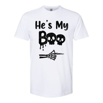 Funny Couples Halloween Matching Costumes HeS My Boo Softstyle CVC T-Shirt