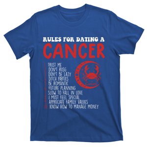 Funny Cancer Horoscope Rules For Dating A Cancer Zodiac Gift T-Shirt