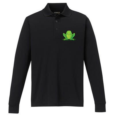 Frog Costume Halloween Green Toad Gift Performance Long Sleeve Polo