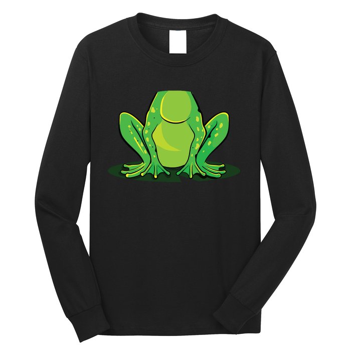 Frog Costume Halloween Green Toad Gift Long Sleeve Shirt