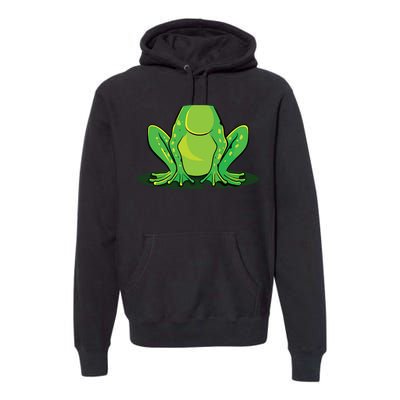 Frog Costume Halloween Green Toad Gift Premium Hoodie