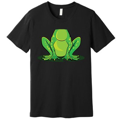 Frog Costume Halloween Green Toad Gift Premium T-Shirt