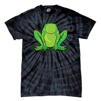 Frog Costume Halloween Green Toad Gift Tie-Dye T-Shirt