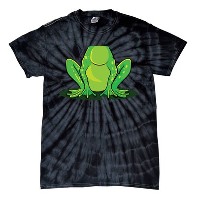 Frog Costume Halloween Green Toad Gift Tie-Dye T-Shirt