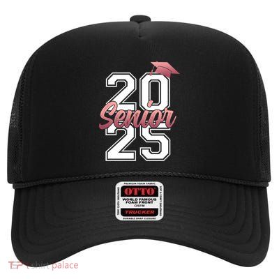 For College High School Senior Gift High Crown Mesh Back Trucker Hat