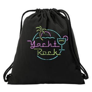 Faded Cocktail Hour Yacht Rock Drawstring Bag