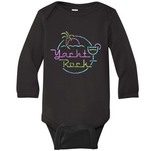 Faded Cocktail Hour Yacht Rock Baby Long Sleeve Bodysuit