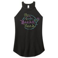 Faded Cocktail Hour Yacht Rock Women’s Perfect Tri Rocker Tank