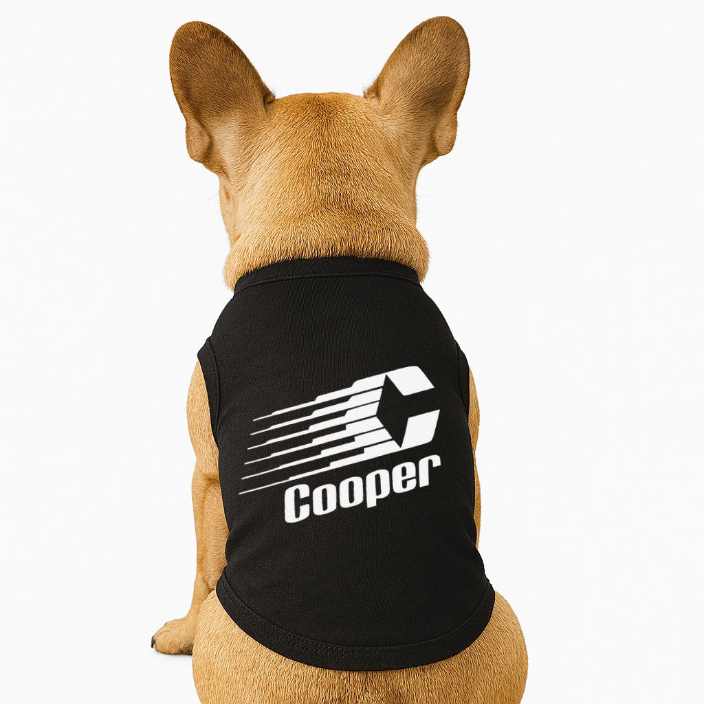Funny Coopers Hockey Retro Player Sports Lovers Doggie Tank