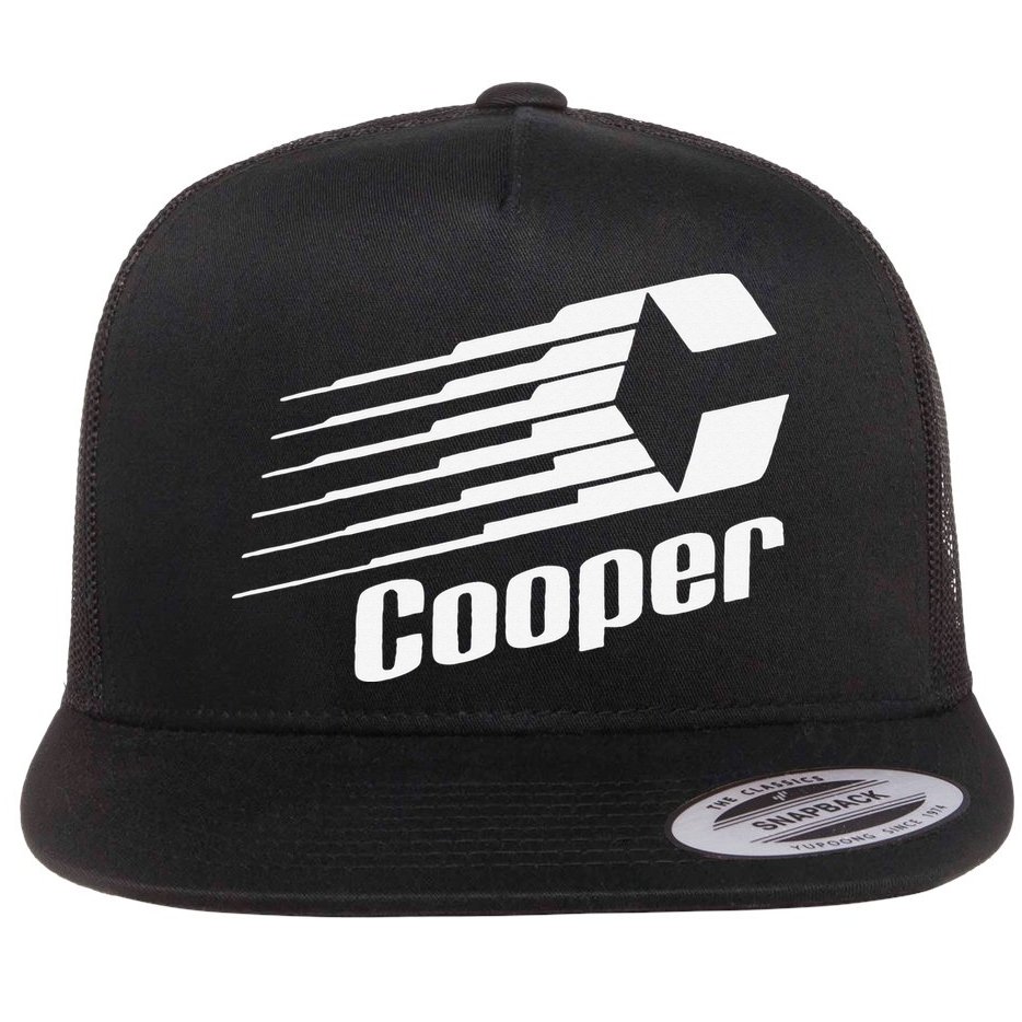 Funny Coopers Hockey Retro Player Sports Lovers Flat Bill Trucker Hat