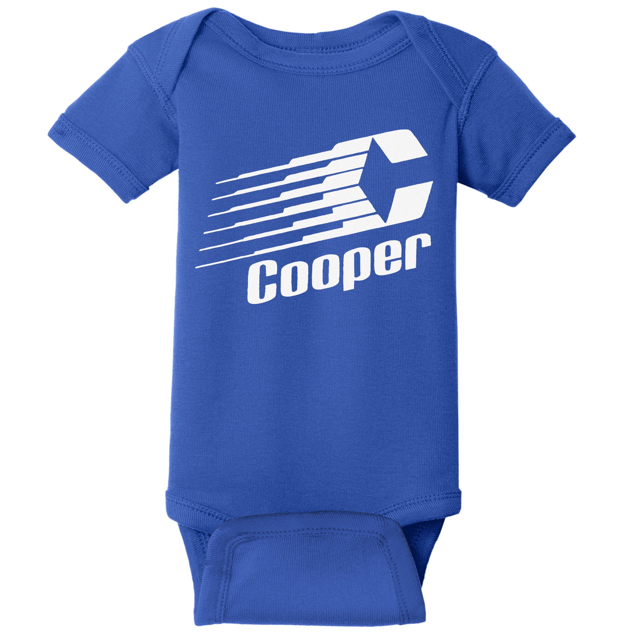 Funny Coopers Hockey Retro Player Sports Lovers Baby Bodysuit