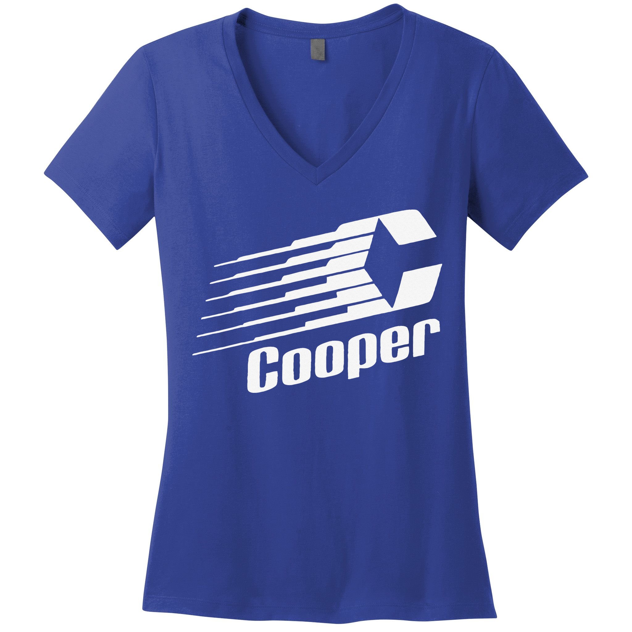 Funny Coopers Hockey Retro Player Sports Lovers Women's V-Neck T-Shirt