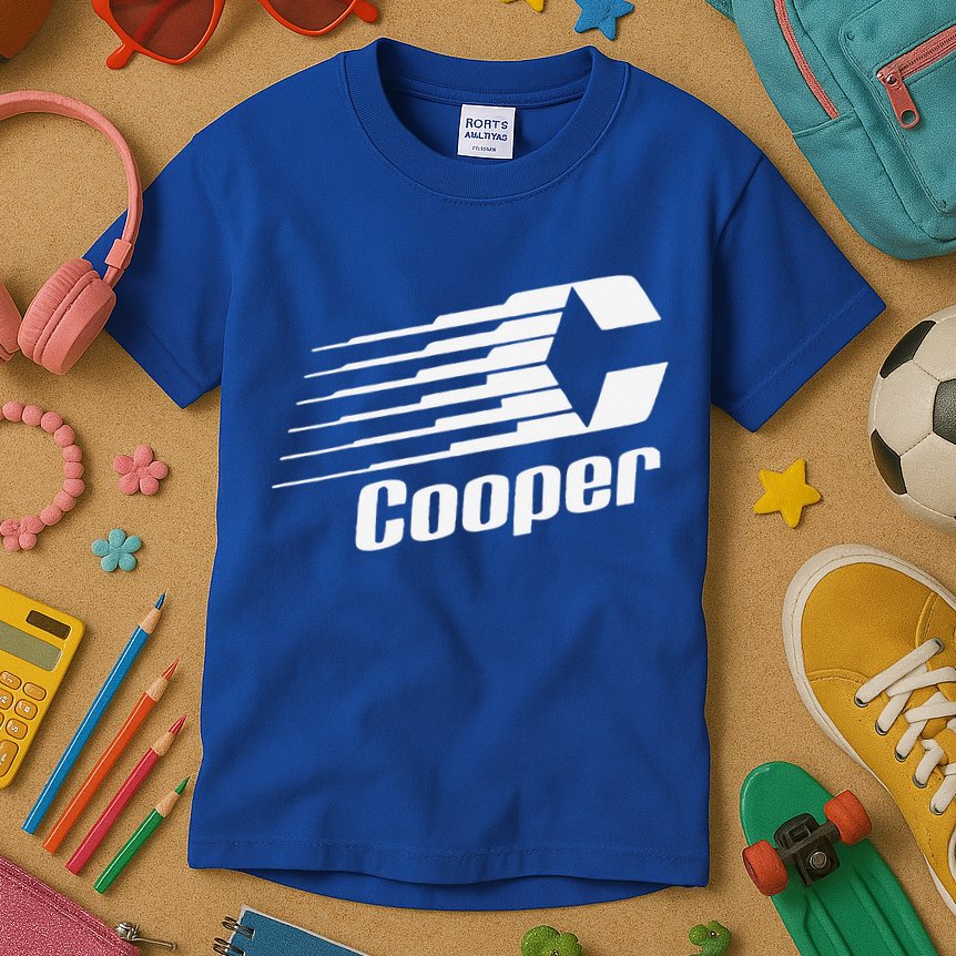 Funny Coopers Hockey Retro Player Sports Lovers Kids T-Shirt