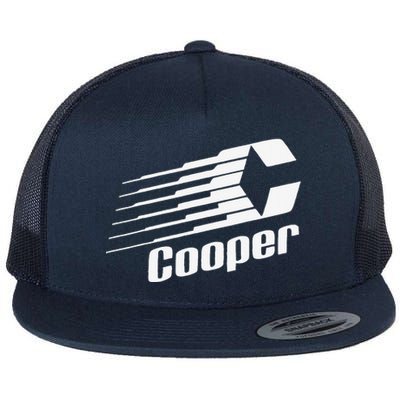 Funny Coopers Hockey Retro Player Sports Lovers Flat Bill Trucker Hat