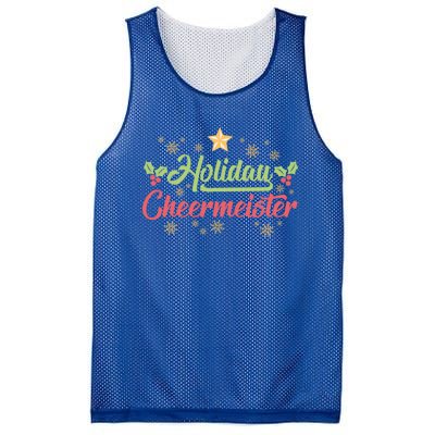 Funny Cute Holiday Christmas Xmas Xmas Cheermeister Gift Mesh Reversible Basketball Jersey Tank