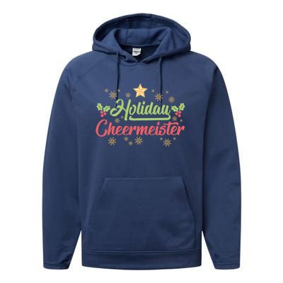 Funny Cute Holiday Christmas Xmas Xmas Cheermeister Gift Performance Fleece Hoodie