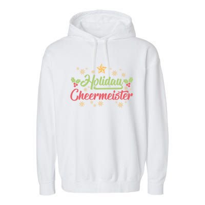 Funny Cute Holiday Christmas Xmas Xmas Cheermeister Gift Garment-Dyed Fleece Hoodie