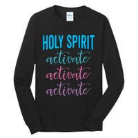 Funny Christian Holy Spirit Activate Religious Tall Long Sleeve T-Shirt