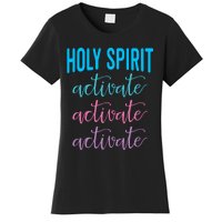 Funny Christian Holy Spirit Activate Religious Women's T-Shirt