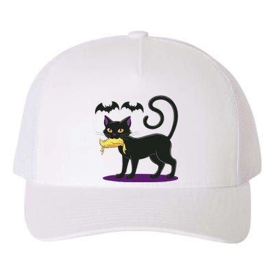 Funny Cat Halloween Voting Election 2024 Usa Yupoong Adult 5-Panel Trucker Hat