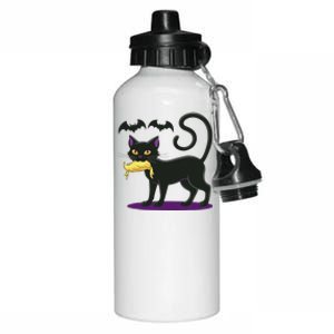 Funny Cat Halloween Voting Election 2024 Usa Aluminum Water Bottle