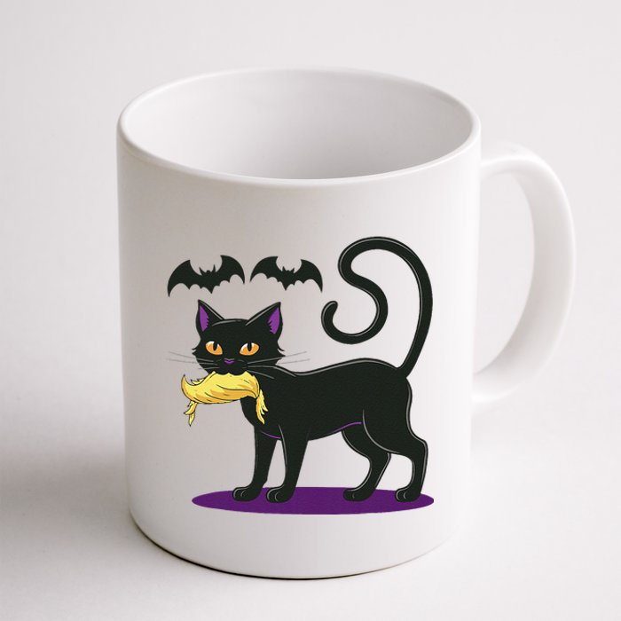 Funny Cat Halloween Voting Election 2024 Usa Coffee Mug