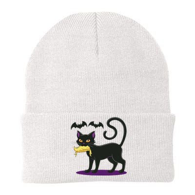 Funny Cat Halloween Voting Election 2024 Usa Knit Cap Winter Beanie