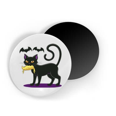 Funny Cat Halloween Voting Election 2024 Usa Magnet