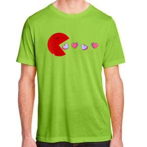 Funny Cute Hearts Valentines Day Adult ChromaSoft Performance T-Shirt