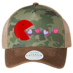 Funny Cute Hearts Valentines Day Legacy Tie Dye Trucker Hat