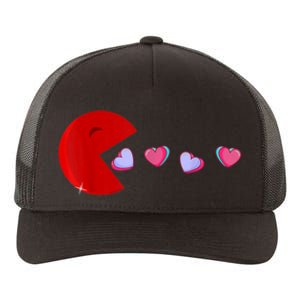 Funny Cute Hearts Valentines Day Yupoong Adult 5-Panel Trucker Hat