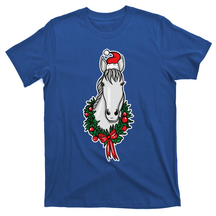 Funny Christmas Horse Lover Funny Gift Horse Rider Love Gift T-Shirt