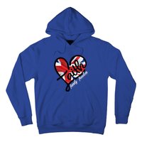 Faith Christian Heart British Flag Family Freedom Cool Gift Hoodie