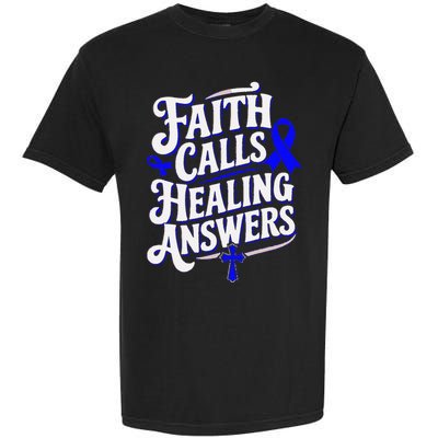 Faith Calls Healing Answers Juvenile Arthritis Awareness Comfort Colors T-Shirt