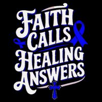 Faith Calls Healing Answers Juvenile Arthritis Awareness Flat Bill Trucker Hat