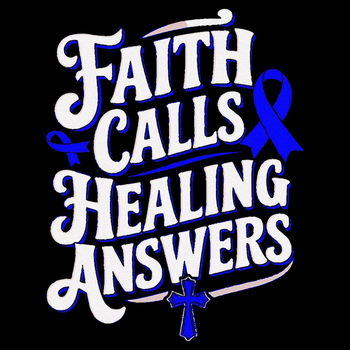 Faith Calls Healing Answers Juvenile Arthritis Awareness Flat Bill Trucker Hat