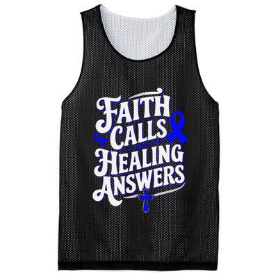 Faith Calls Healing Answers Juvenile Arthritis Awareness Mesh Reversible Basketball Jersey Tank