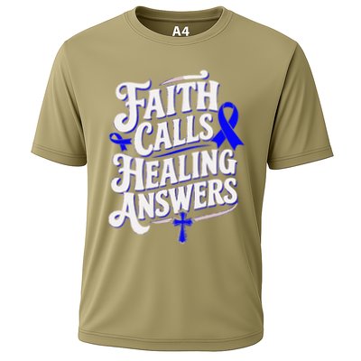 Faith Calls Healing Answers Juvenile Arthritis Awareness Performance Shirt