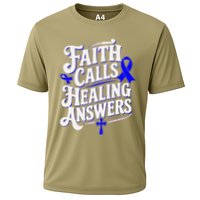 Faith Calls Healing Answers Juvenile Arthritis Awareness Cooling Performance Crew T-Shirt