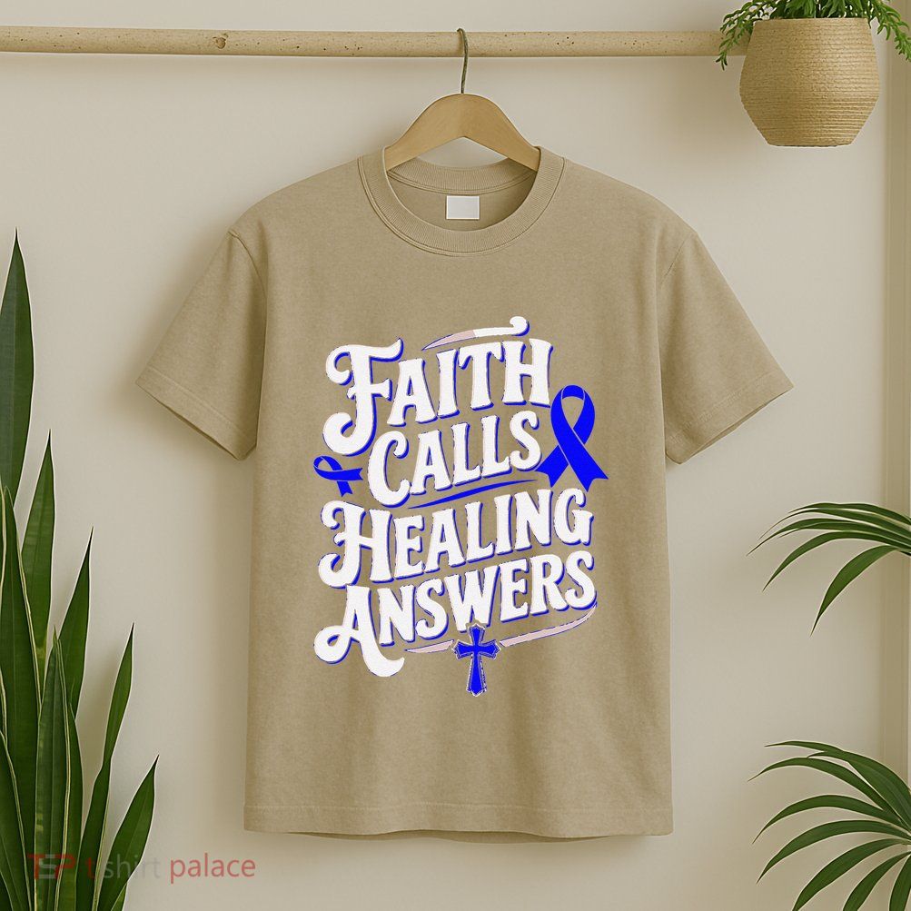Faith Calls Healing Answers Juvenile Arthritis Awareness T-Shirt