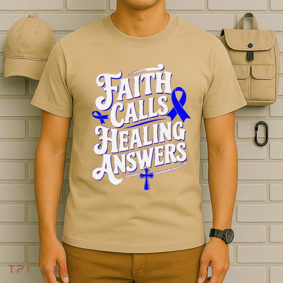 Faith Calls Healing Answers Juvenile Arthritis Awareness T-Shirt