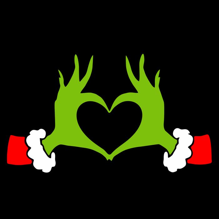 Funny Christmas Hands Making Heart Love Christmas Flatbill Hat