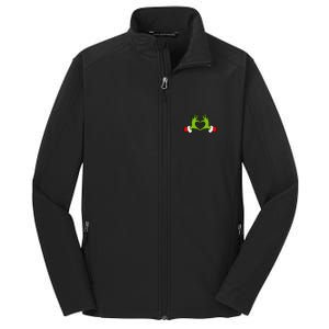 Funny Christmas Hands Making Heart Love Christmas Core Soft Shell Jacket