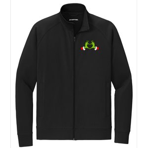 Funny Christmas Hands Making Heart Love Christmas Stretch Full-Zip Cadet Jacket