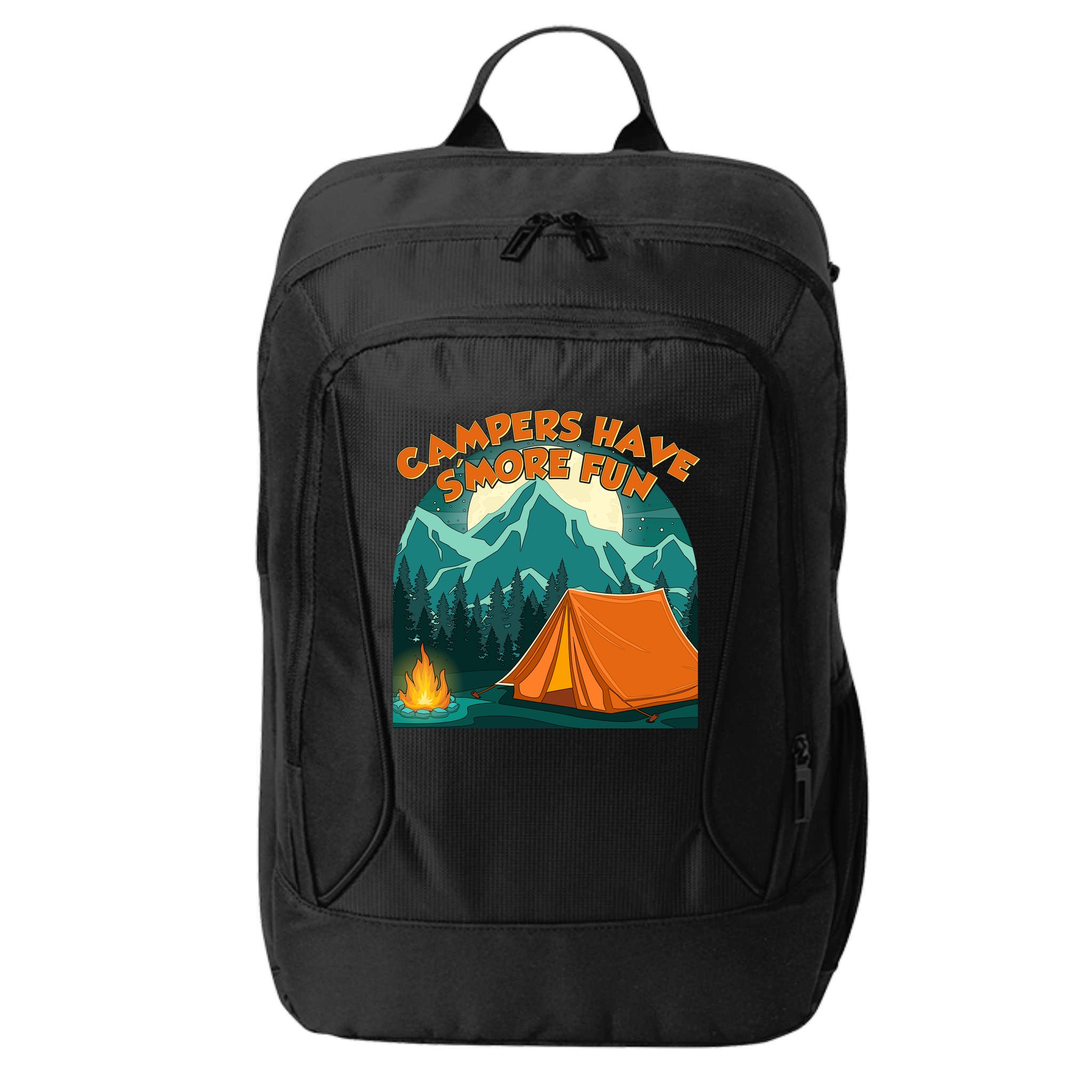 Funny Campers Have S'More Fun City Backpack