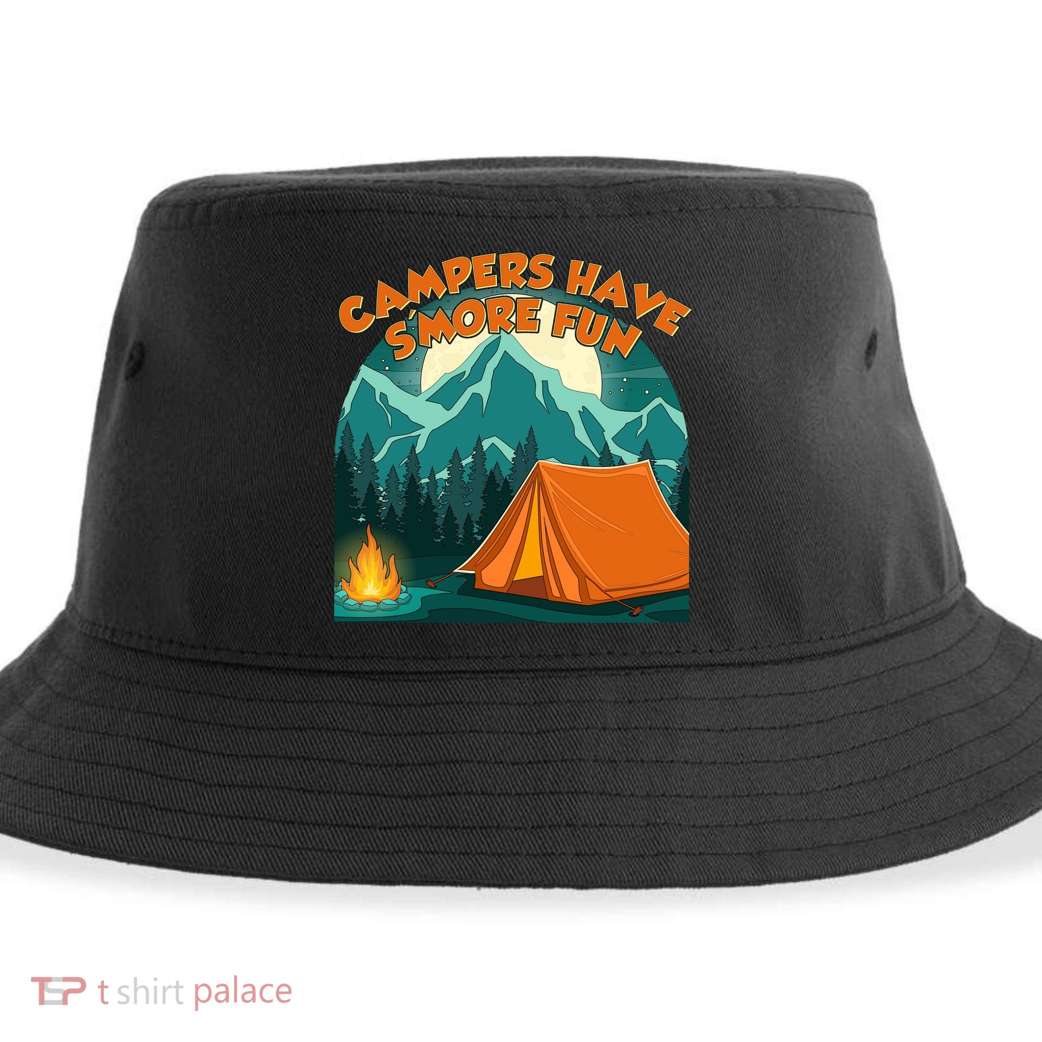 Funny Campers Have S'More Fun Sustainable Bucket Hat