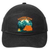 Funny Campers Have S'More Fun 7-Panel Snapback Hat
